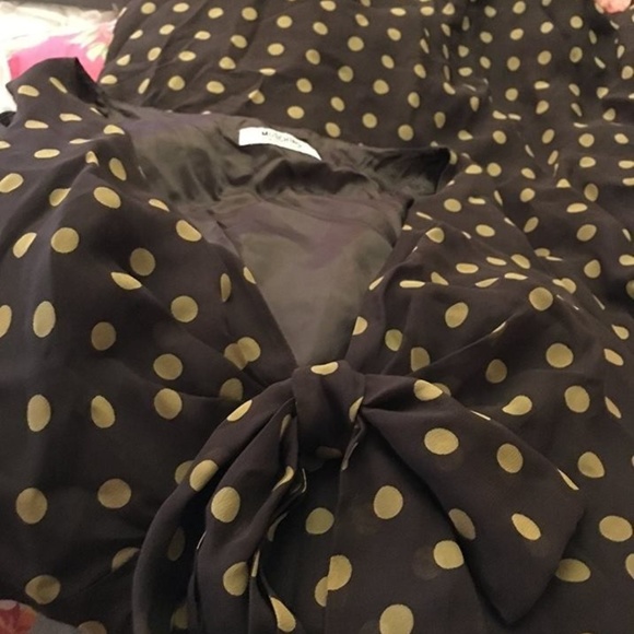 moschino polka dot dress